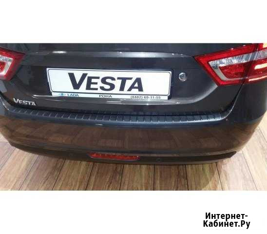Накладка на задний бампер Лада Веста Тольятти - изображение 1