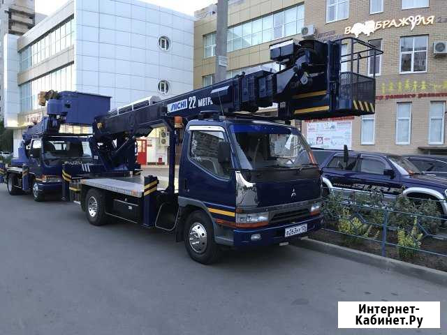Аренда услуги автовышки с большой корзиной 22 метр Краснодар - изображение 1