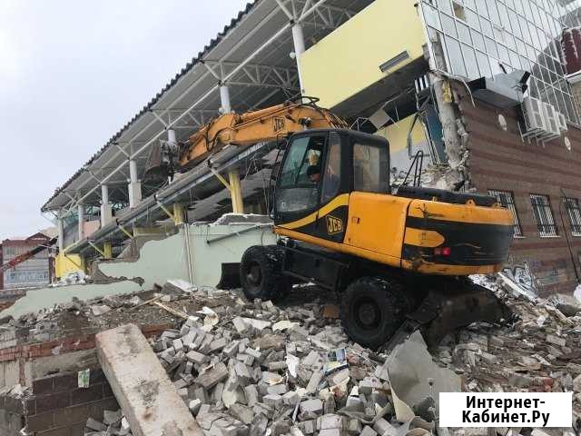 Аренда Услуги Экскаватор Колесный Ямобур JCB Уфа - изображение 1