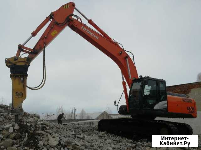 Услуги экскаватора hitachi Zx200 Киров - изображение 1