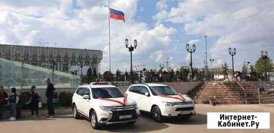 Свадебный кортеж на Mitsubishi, авто на свадьбу Тула