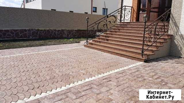 Укладка тротуарной плитки. Благоустройство Кемерово - изображение 1