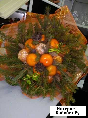 Изготовление букетов из фруктов,сладостей,продукто Омск - изображение 1