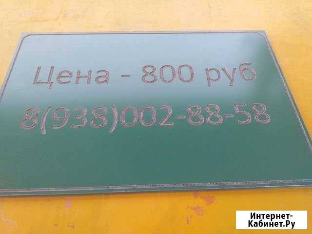 Таблички, трафореты, и рекламные вывески на заказ Шали - изображение 1