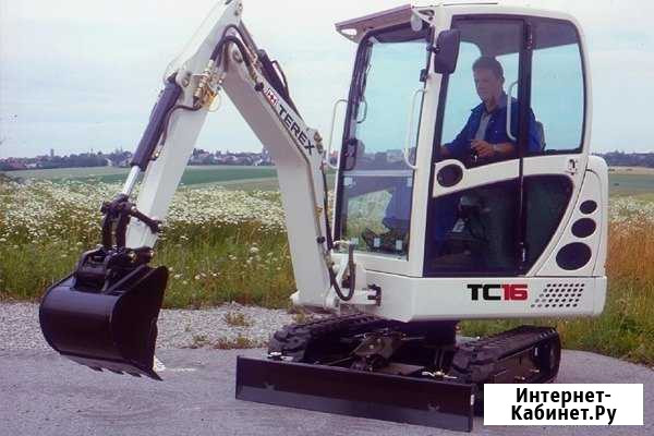 Гусеничный миниэкскаватор Terex TC-16 с гидромолот Санкт-Петербург - изображение 1