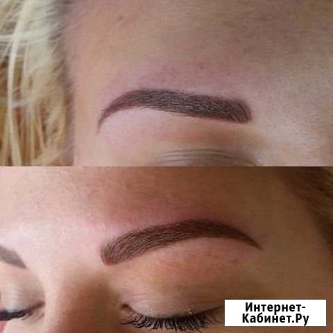 Перманентный макияж. Коррекция и окраска бровей Санкт-Петербург - изображение 1