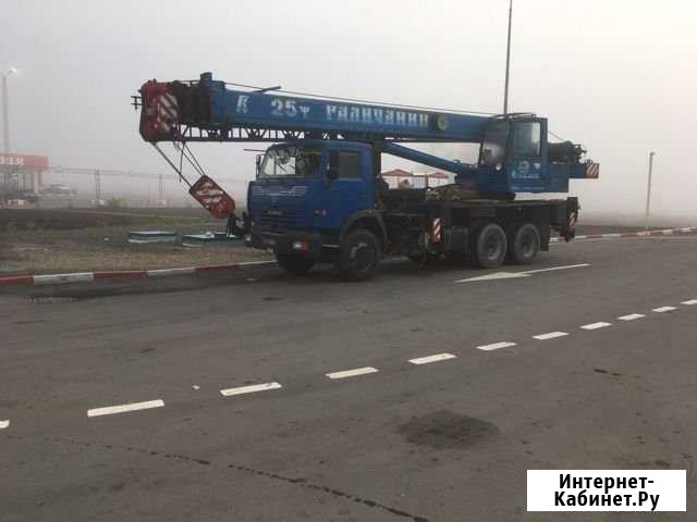 Аренда автокрана 25 тонн 28 метров (с гуськом 37 м Москва - изображение 1