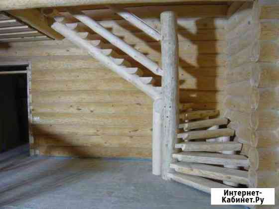 Лестница из брёвен Красногорск