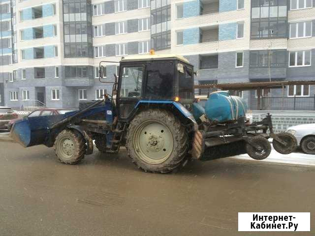 Аренда трактора мтз 82.1 с щеткой Екатеринбург - изображение 1