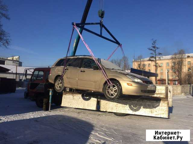 Кран борт 5Т. Эвакуатор Иркутск - изображение 1