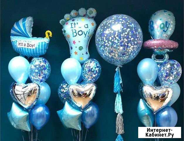 Воздушные шары на выписку из роддома Нижний Новгород - изображение 1