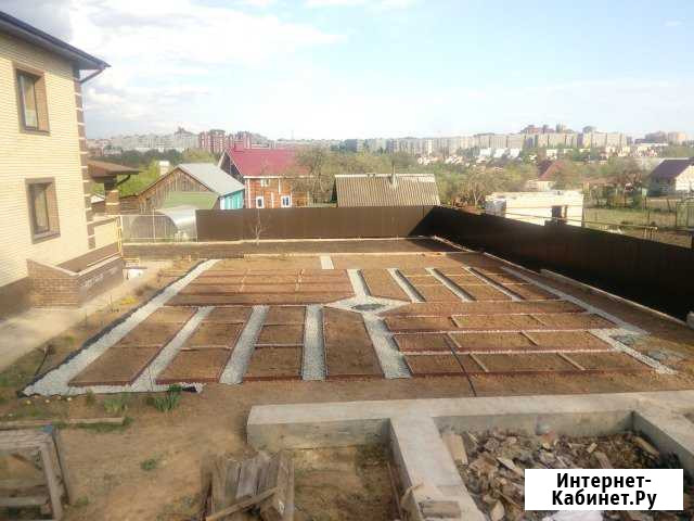 Ландшафтный дизайн, рулонный, посевной газон Чебоксары - изображение 1