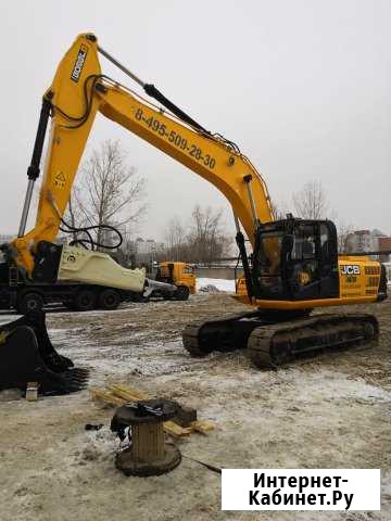 Аренда экскаватора 1 куб. гусеничного JCB JS205NLC Москва - изображение 1