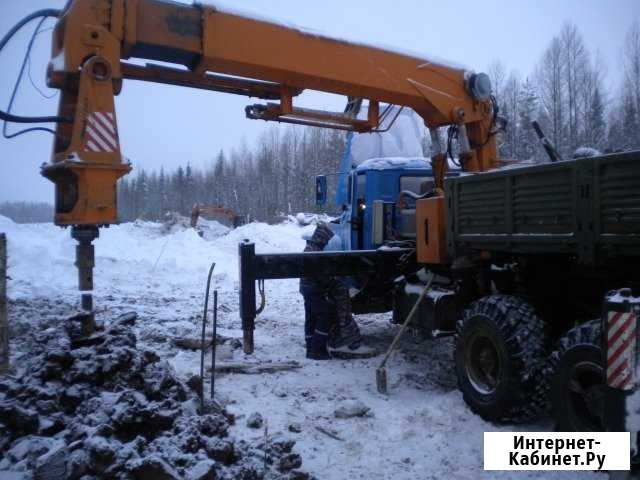 Монтаж больших винтовых свай установкой убм-85 Владимир - изображение 1