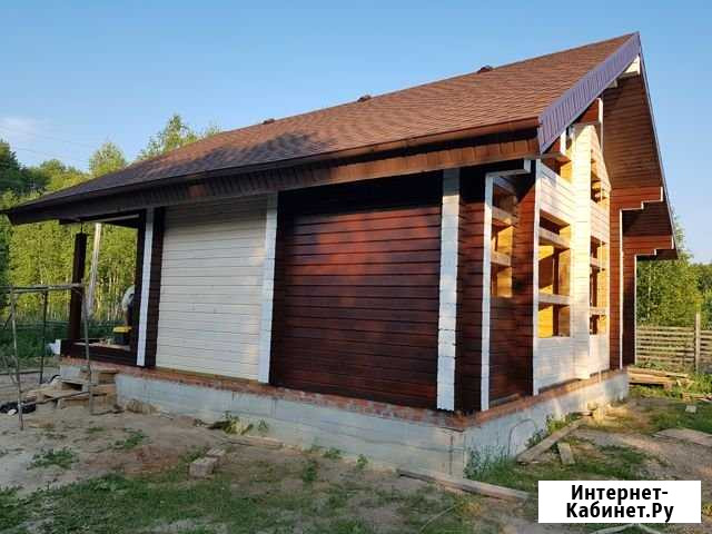 Красим срубы, деревянные дома в Тюмени Тюмень - изображение 1