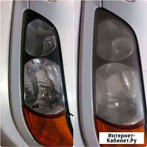 Покрытие фар полимерным составом Благовещенск