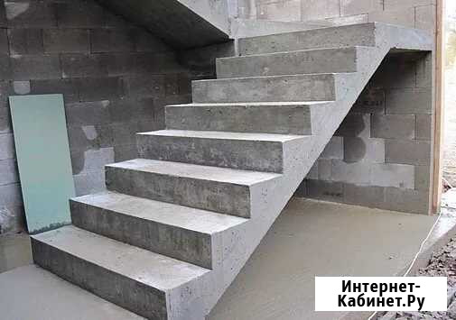 Монолитные лестницы. Бетонные лестницы. Фундаменты Нижний Новгород - изображение 1