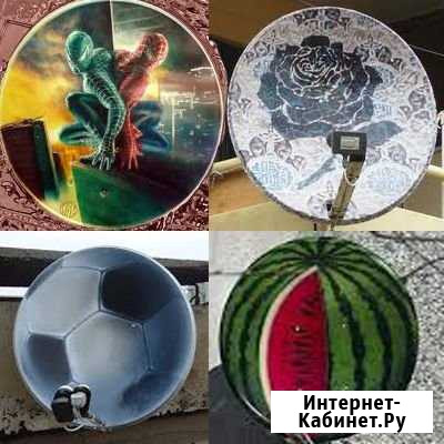 Покраска спутниковых тарелолк антенн Керчь - изображение 1