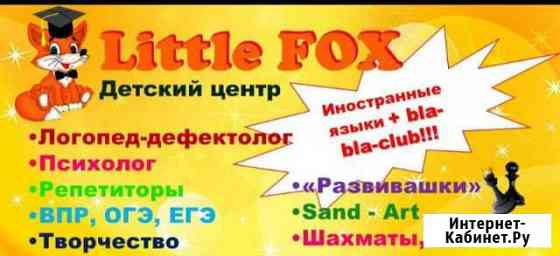 Репетитор огэ, егэ Дестский центр Little Fox Воронеж