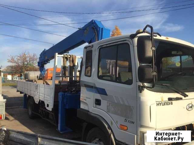 Услуги Манипулятор кму 7тонн, автовышка 25м Тюмень - изображение 1