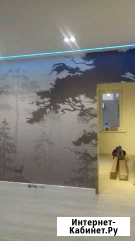 Оклейка обоями, укладка напольных покрытий Тюмень - изображение 1