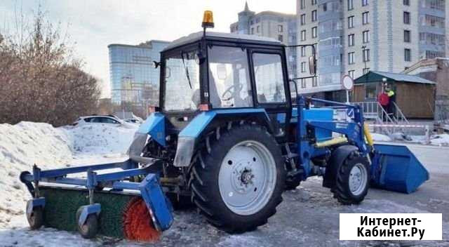 Аренда щётки мтз, аренда трактора мтз со щёткой Санкт-Петербург - изображение 1