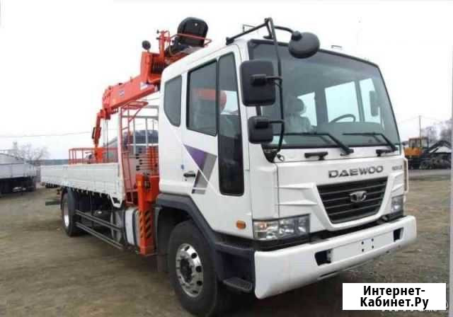 Аренда Кран манипулятор Daewoo Ultra Novus 10т Иваново - изображение 1