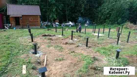 Монтаж винтовых свай в Зеленодольске, в Казани Зеленодольск