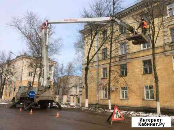 Спил деревьев с автовышки Гуково