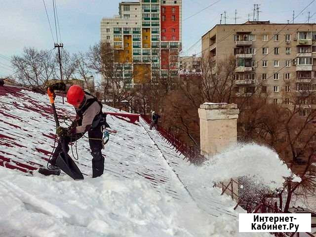 Чистка снега с крыш Барнаул - изображение 1