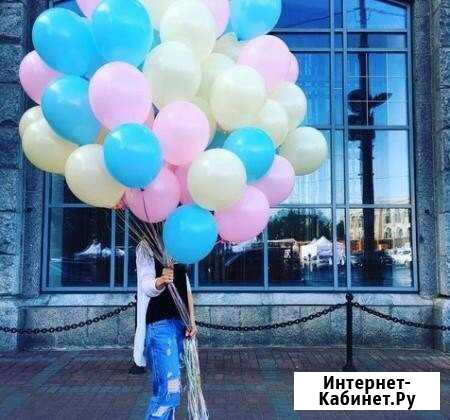 Гелиевые воздушные шарики (гелевые) латексные шары Москва - изображение 1