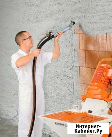 Машинная штукатурка Под Обои; Стяжка пола Санкт-Петербург - изображение 1