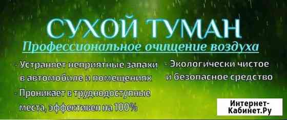 Устранение неприятных запахов «Сухой Туман» Нижнекамск