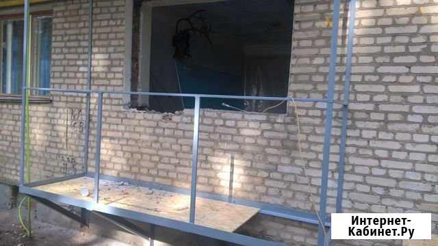Балкон на первом этаже Новомосковск - изображение 1