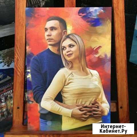 Арт портрет на холсте Бийск - изображение 1