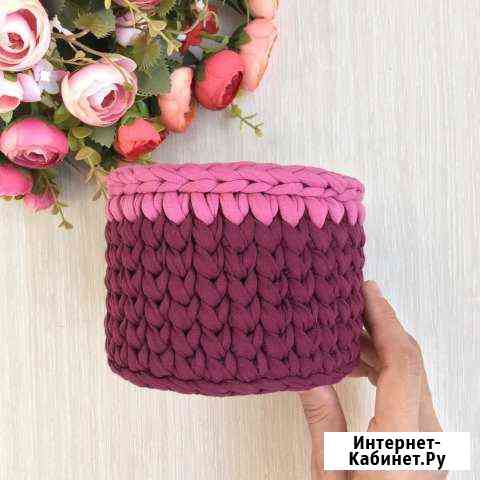 Вязаные корзинки Тюмень