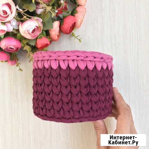 Вязаные корзинки Тюмень - изображение 1