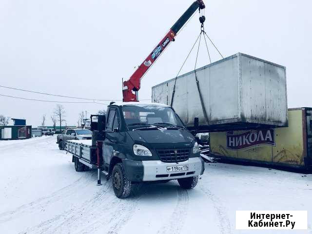 Манипулятор борт 5 тонн.Стрела 3т. Услуги. Аренда Пушкин - изображение 1