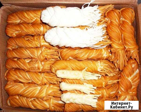 Сыр чечил косичка копчёный и белый, нитка, паутина Махачкала - изображение 1