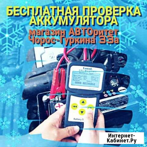 Бесплатная проверка аккумулятора Горно-Алтайск - изображение 1