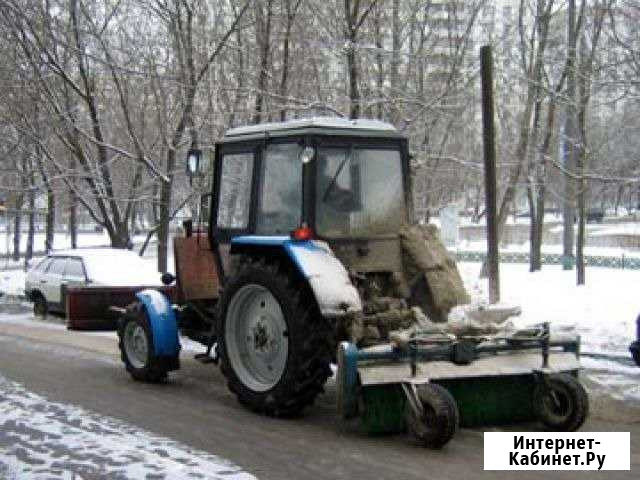 Чистка снега мтз 82 Старый Оскол - изображение 1