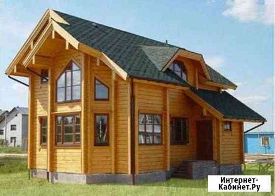 Строительство домов из оцилиндрованного бревна и п Новотитаровская