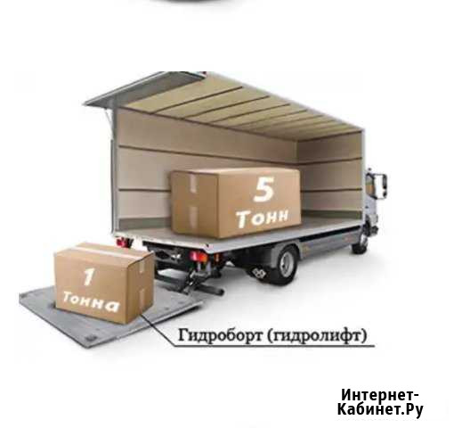 Грузоперевозки до 5 тонн, 36 кубов. Гидроборт Тверь - изображение 1