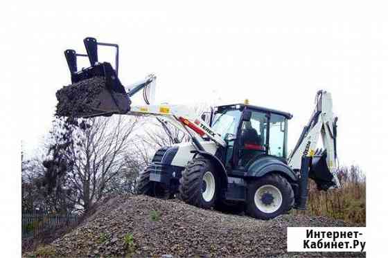 Экскаватор-погрузчик Terex-970Elite и самосвал Белгород
