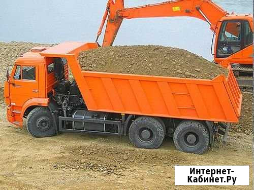 Доставка песка щебня земли грунта Москва - изображение 1