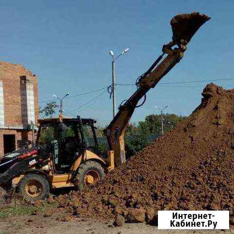 Услуги Экскаватора - погрузчика.Гидромолот Новосибирск