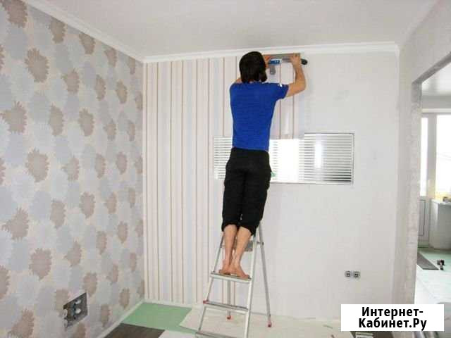 Поклейка обоев Геленджик - изображение 1