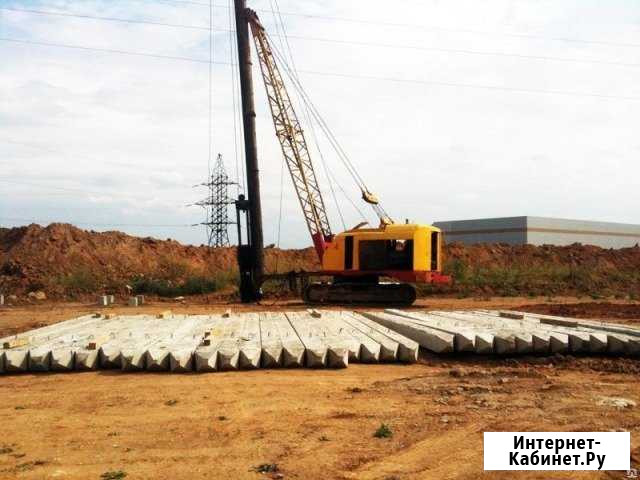 Забивка погружение свай, аренда сваебоя Саратов - изображение 1