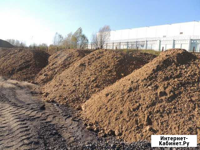 Пгс. песок карьерный. Щебень. отсев.самосвал Тихвин - изображение 1