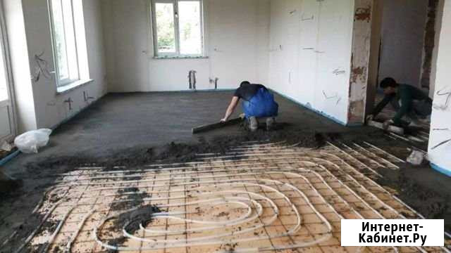 Стяжка пола. Механизированная стяжка пола. Полусух Нижний Новгород - изображение 1